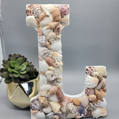 Seashell Letter Wall Hanging