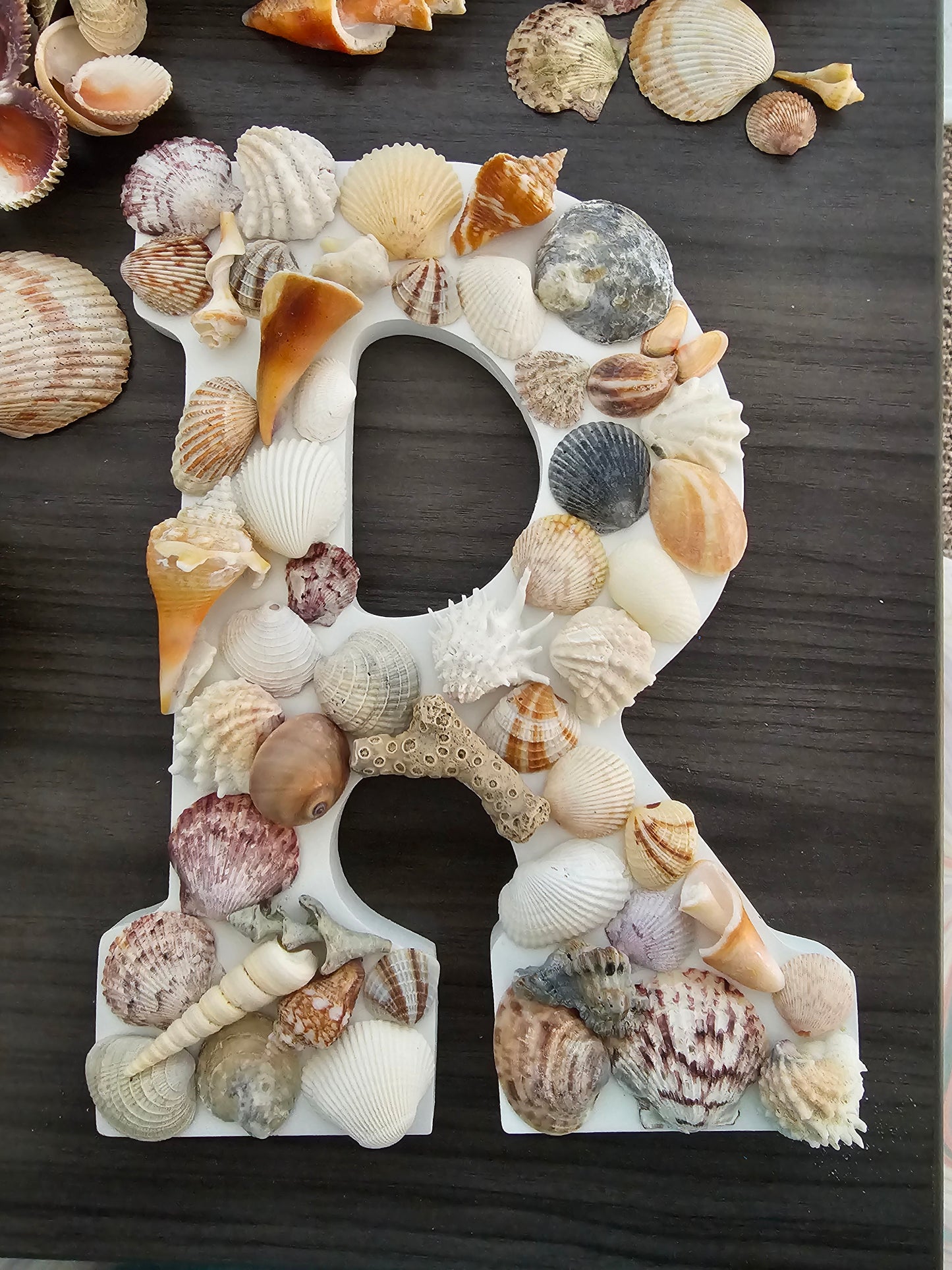 Seashell Letter Wall Hanging