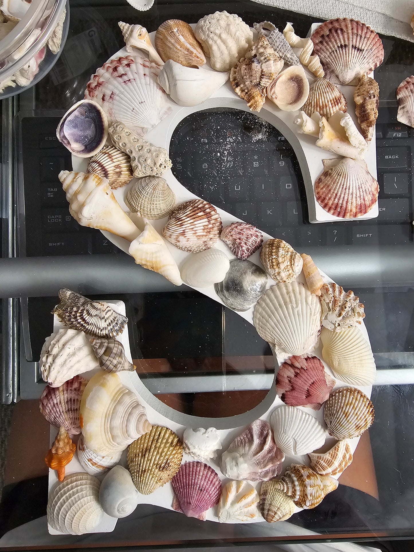 Seashell Letter Wall Hanging