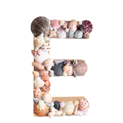 Block Seashell Letter