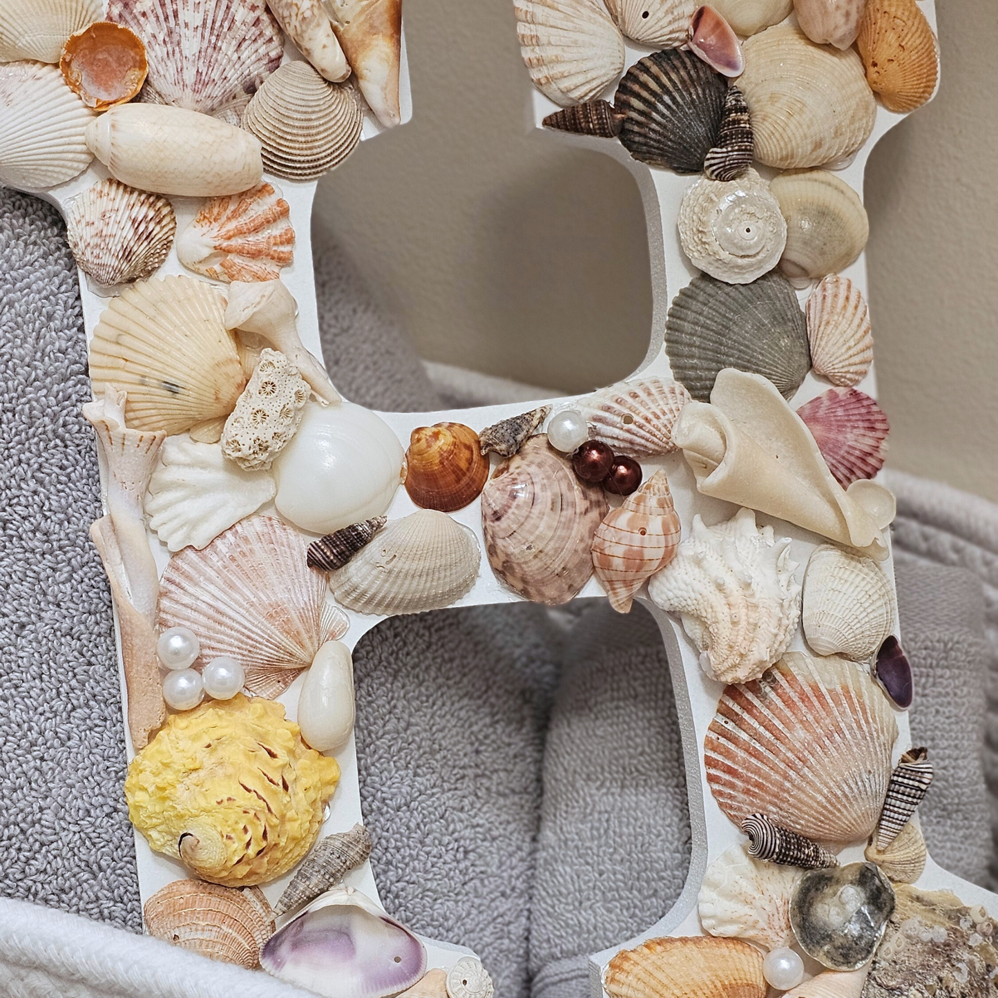 Seashell Letter Wall Hanging