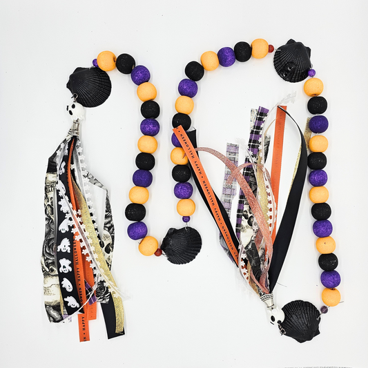 Halloween Boho Seashell Garland