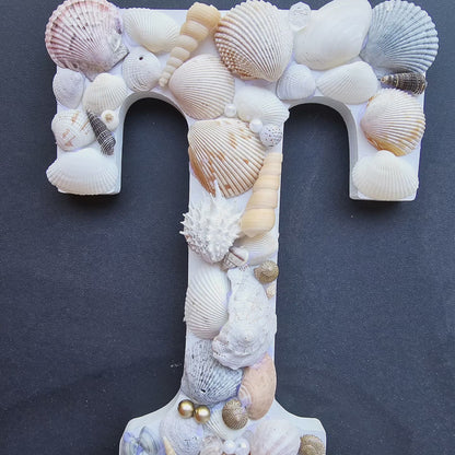 Seashell Letter Wall Hanging