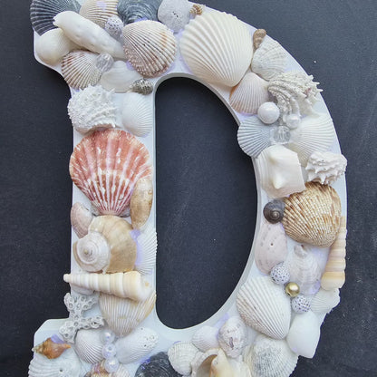 Seashell Letter Wall Hanging