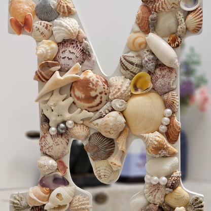 Seashell Letter Wall Hanging