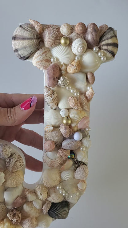 Seashell Letter Wall Hanging